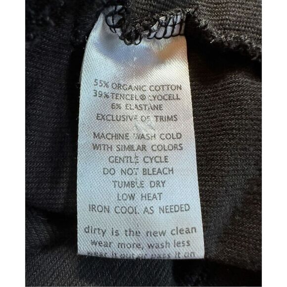 Toad & Co organic cotton blend women’s black pull on skirt size Small #44-1343 - Picture 3 of 4